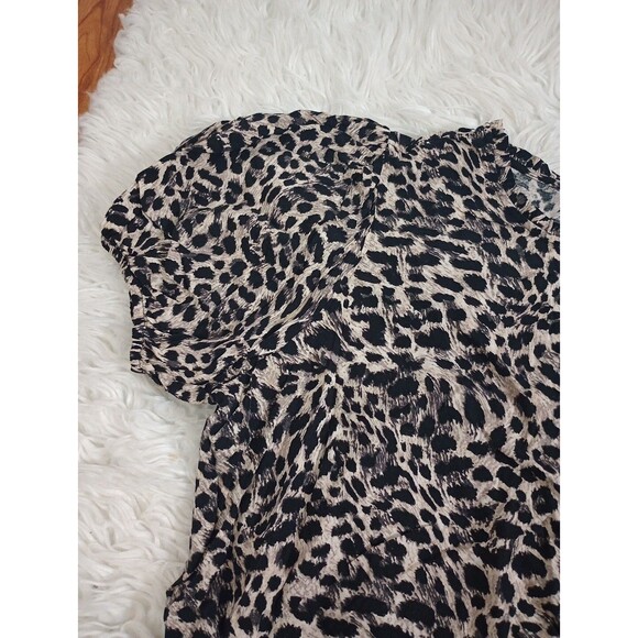 Cato Est. 1946 Women's Animal Print Blouse Plus Size 18/20W Stretch - Picture 6 of 9